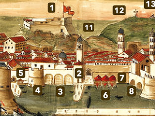 Stara slika Dubrovnika 17 st.