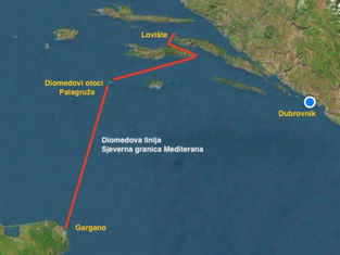 Linija koju Hrvatska ignorira a Dubrovnik glede toga ima ogromne stete -''Diomedova linija''