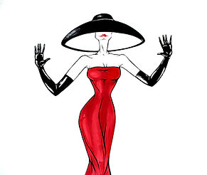 Fashionable woman illustration.JPG