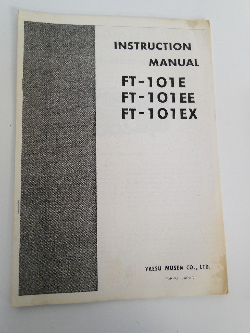 Yaesu FT-101E, EE, EX Instruction Manual (Copy)
