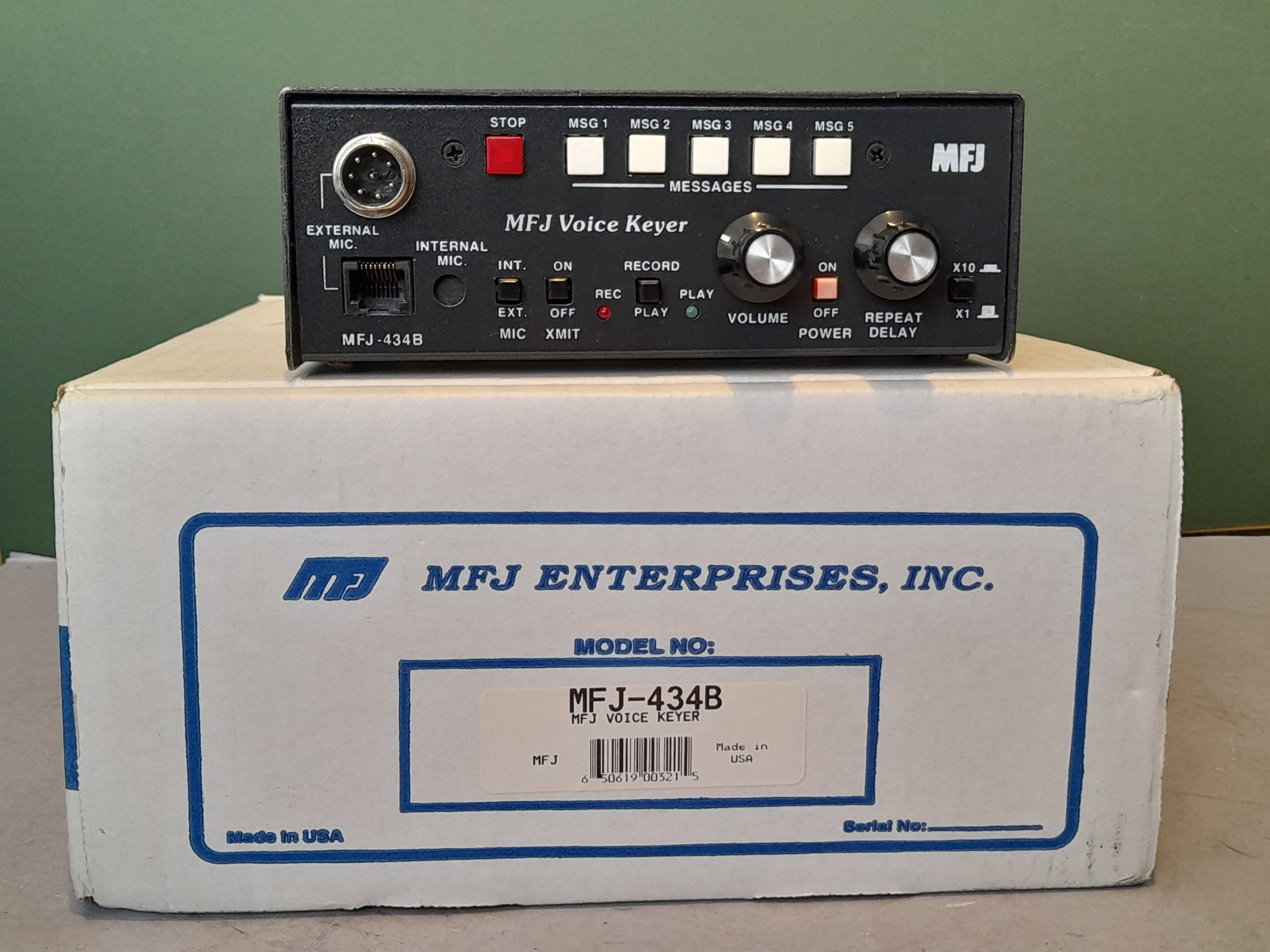 MFJ-434B VOICE KEYER