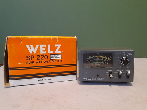 WELZ SP-220 SWR & POWER METER 1.8-200MHz | website
