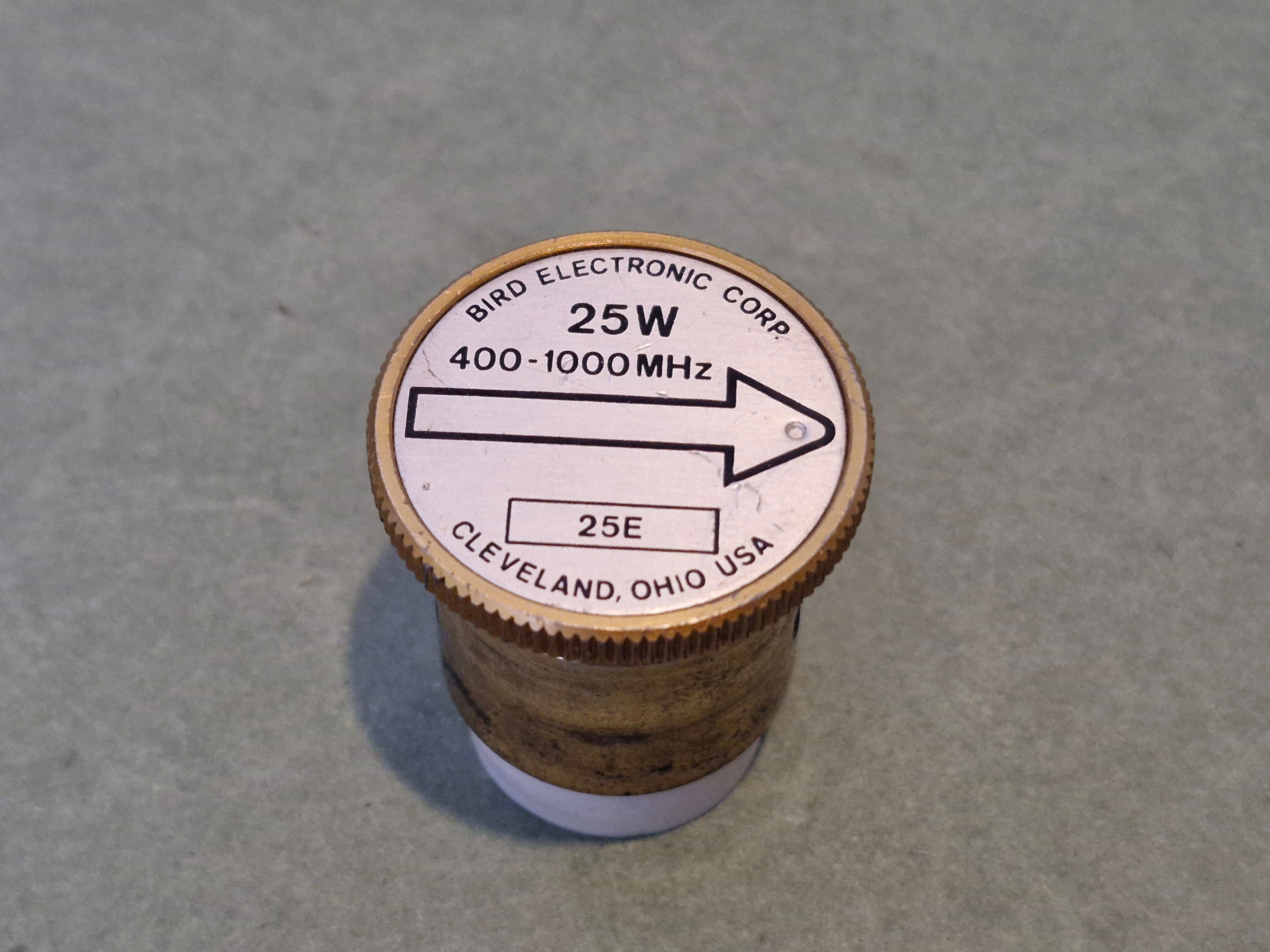 BIRD ELEMENT SLUG 25W  400-1000MHz  25E