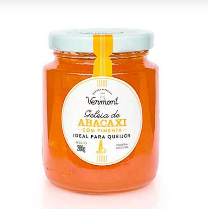 Geleia de abacaxi com pimenta Verment 230g