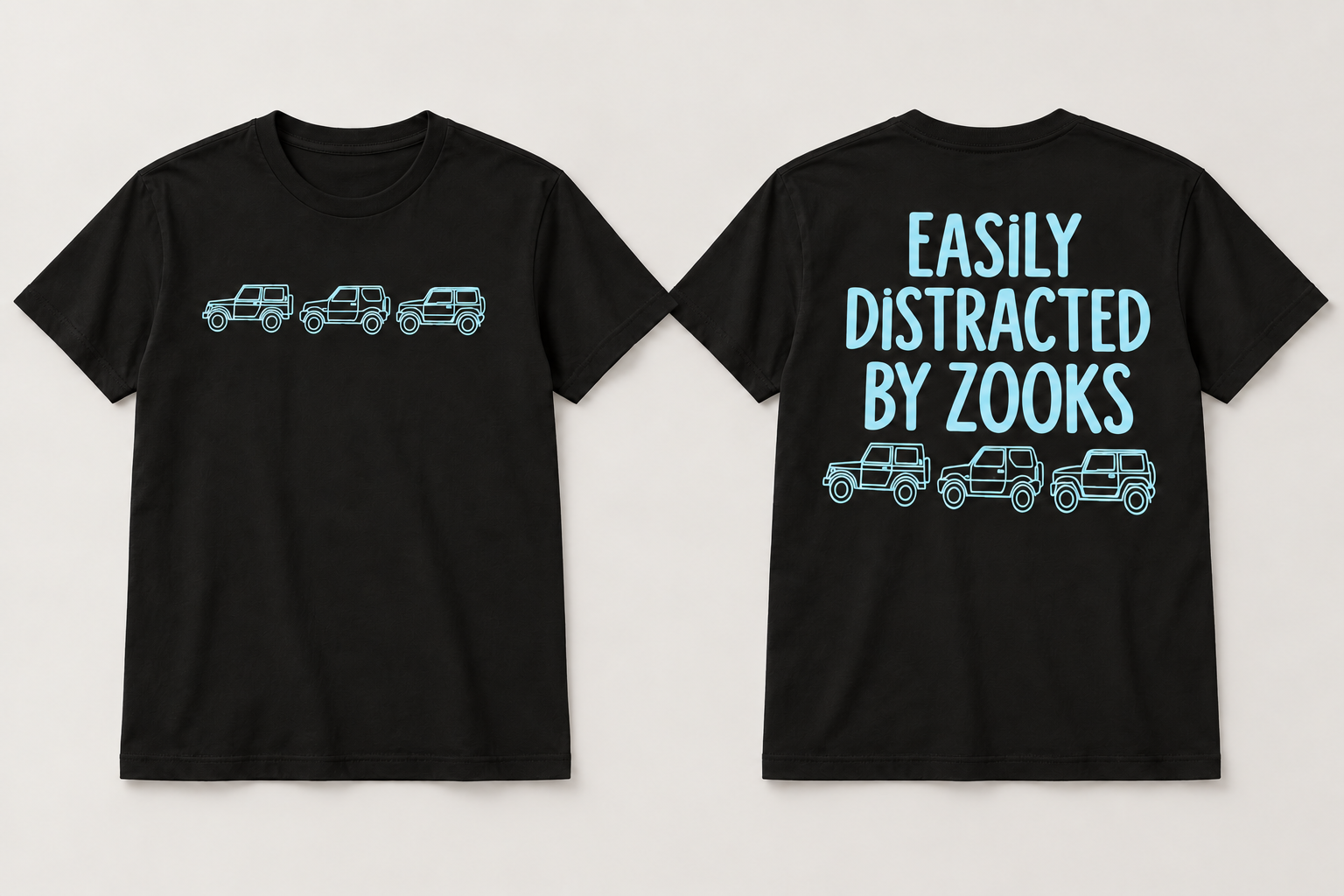 Easily Distracted by Zooks T-Shirt
