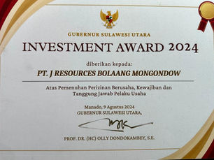 PT JRBM - Investment Award 2024