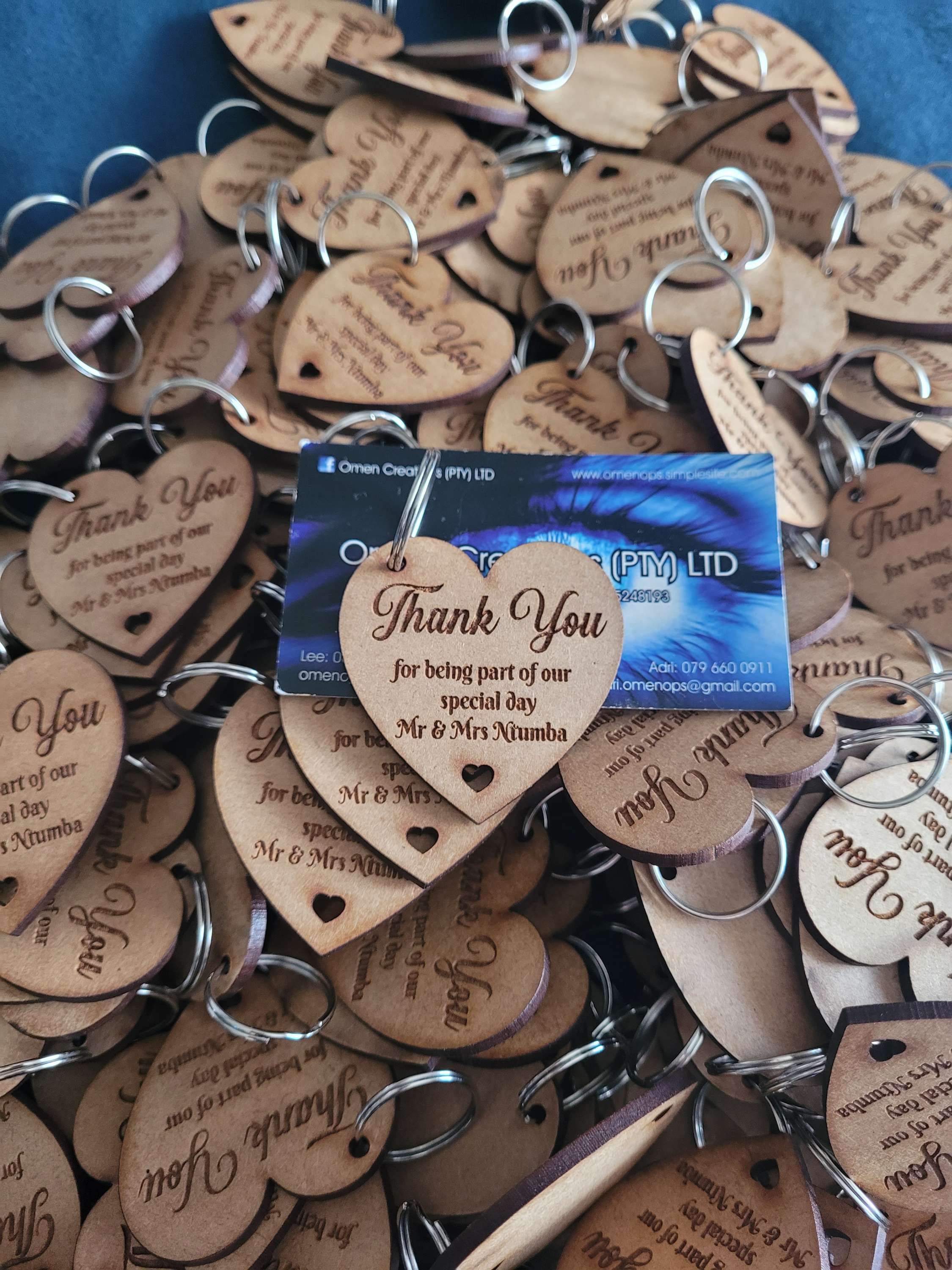 Wooden Keyrings 