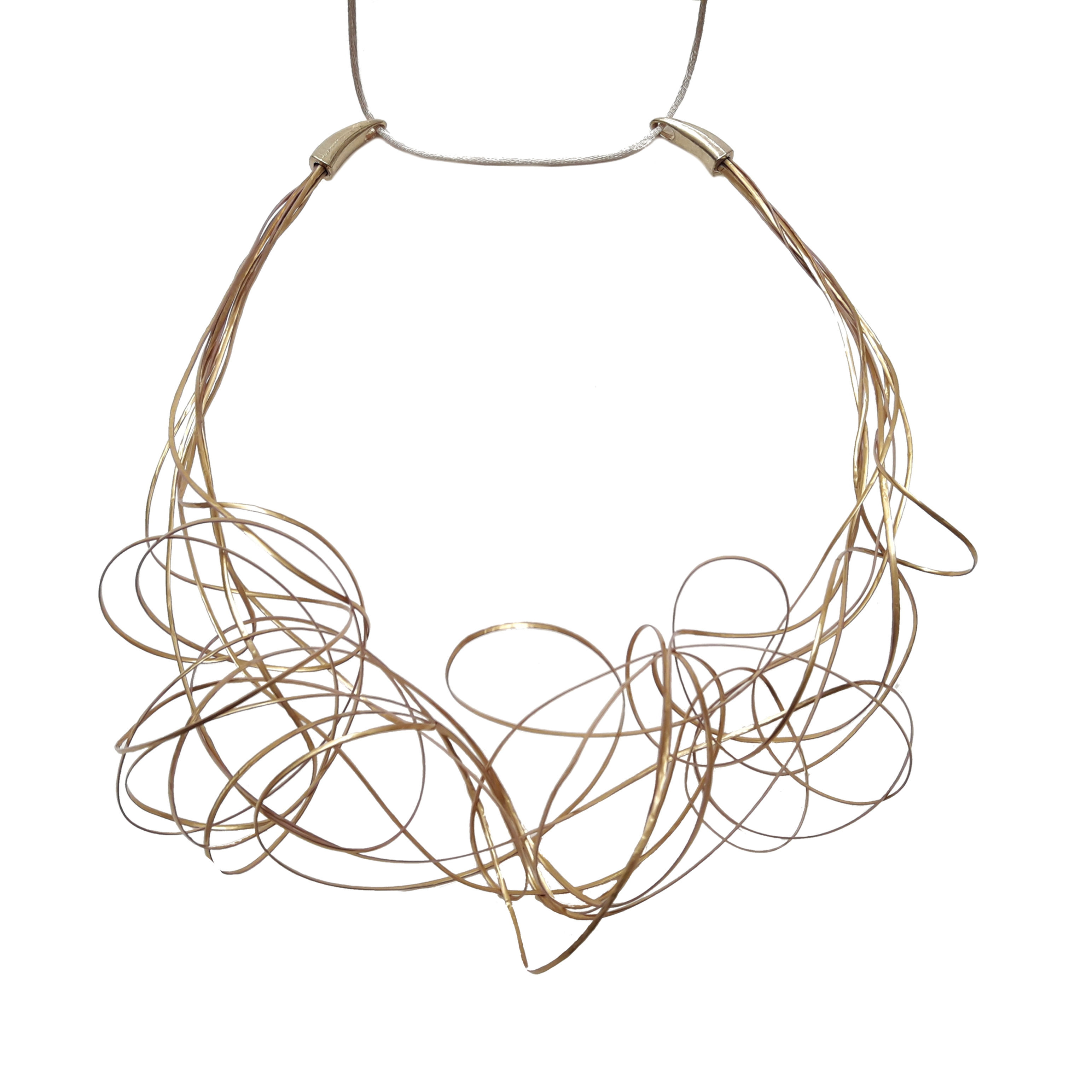 Collar corto LIANAS dorado