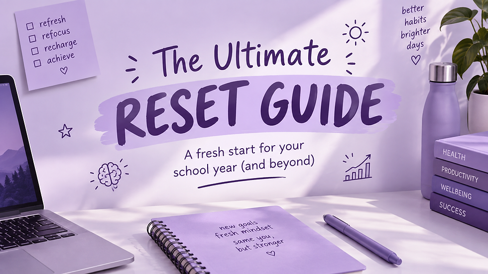 The Ultimate Reset Guide: Go from Summer Mode to School Mode