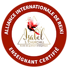 Logo qui atteste que j'ai suivi la formation d'enseignante Reiki