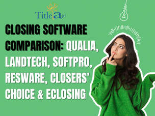 Closing Software comparison post with young professional woman