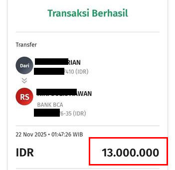 SELAMAT USER ID XXXWAN KEMENANGAN 13 JUTA DI GAME BESOFT DOMINO BALI DELUXE