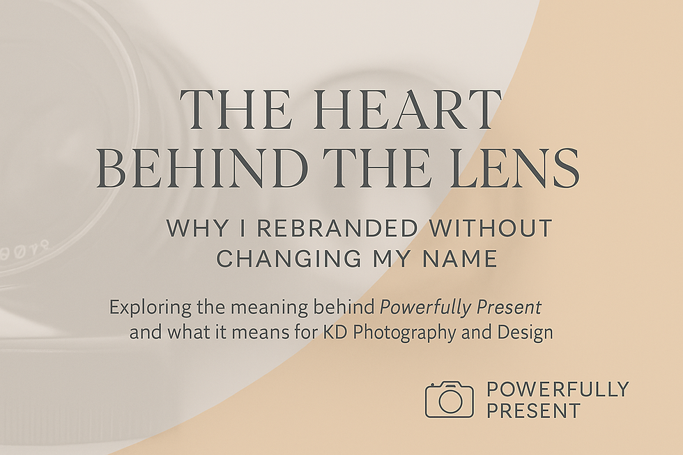 The Heart Behind the Lens: Why I Rebranded Without Changing My Name