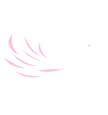 TPM - Logo_Submark_all white_pink feathe