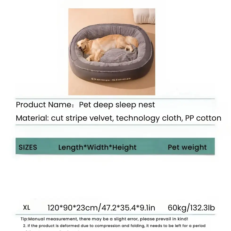 Thumbnail: Dog Bed Cushion – Soft, Warm & Durable - XL