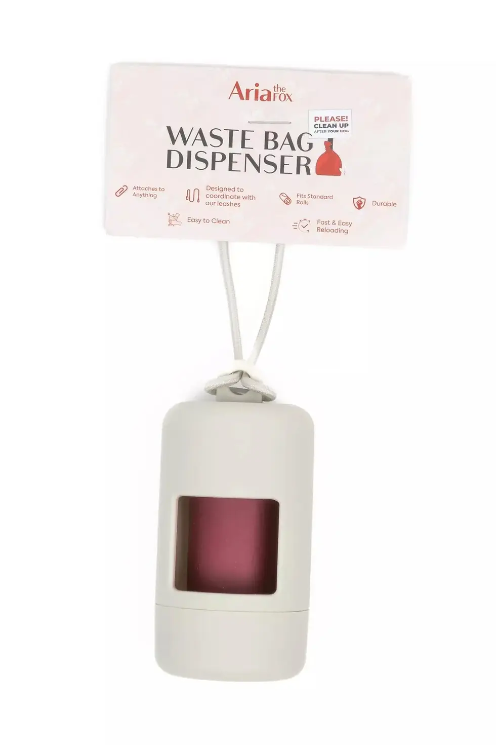 Thumbnail: Cloud White Waste Bag Dispenser