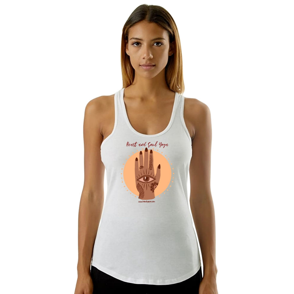 Thumbnail: HANDS YOGA NUDE RACERBACK TANK