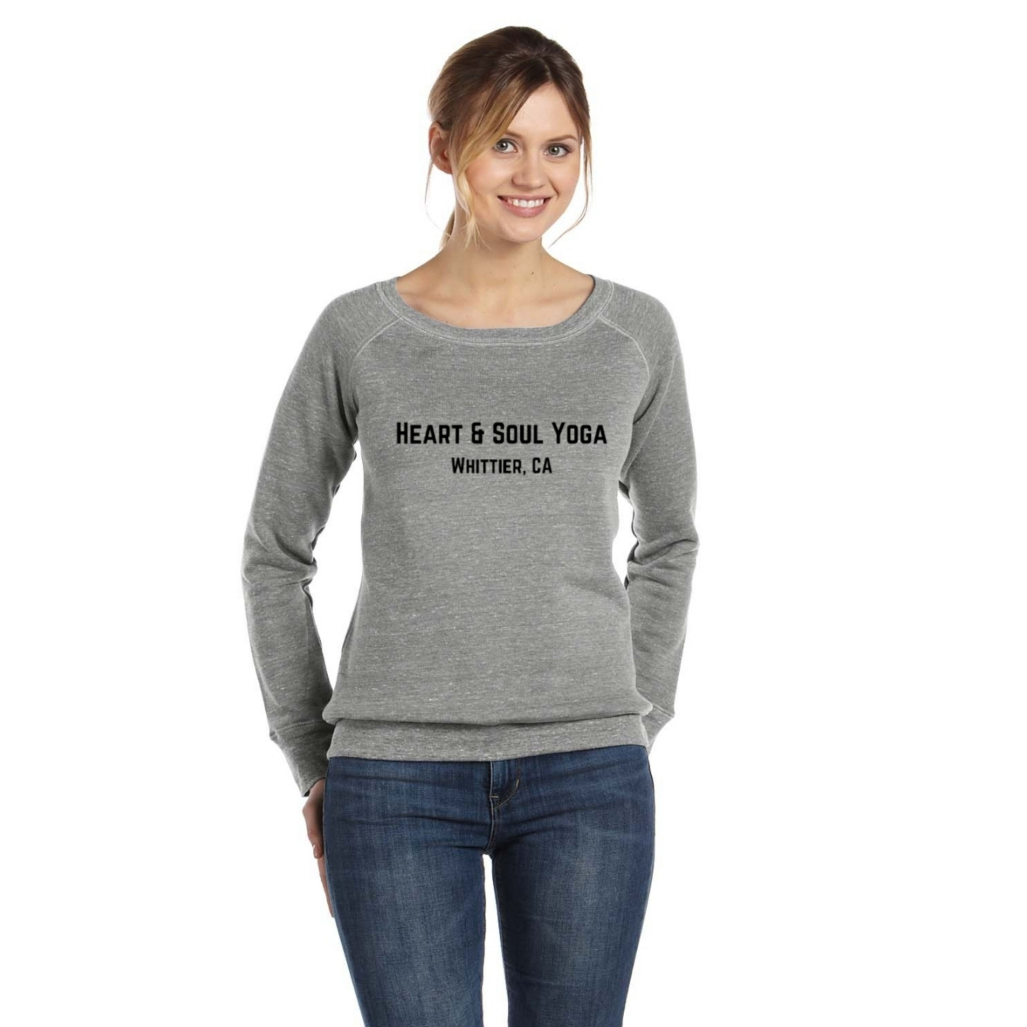 HEART & SOUL WIDE NECK SWEATER