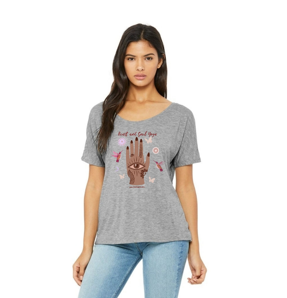 Thumbnail: HANDS YOGA SLOUCHY TEE