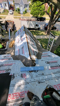 Roof replacement project near Evergreen Park, IL