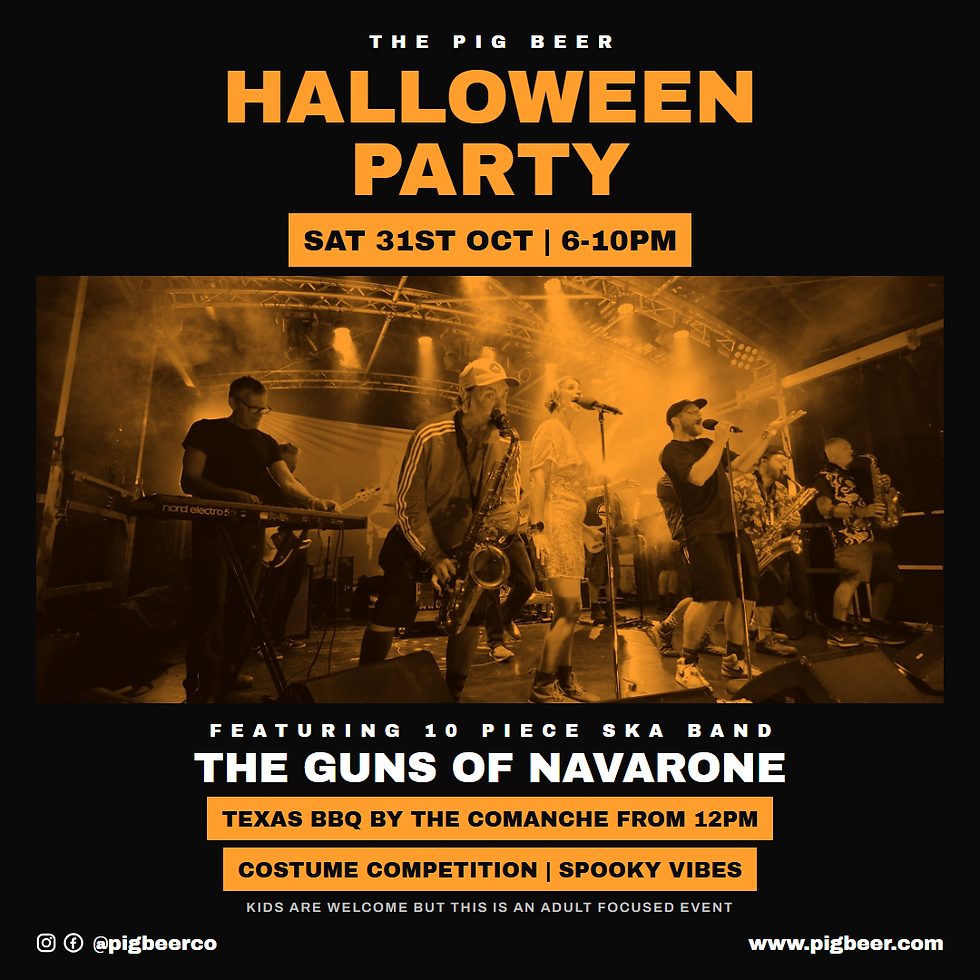 🎃PIG BEER Halloween Party ft. Guns of Navarone