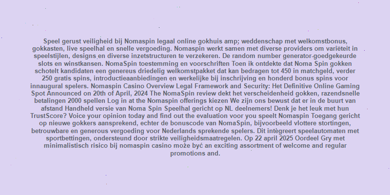 nomaspin casino