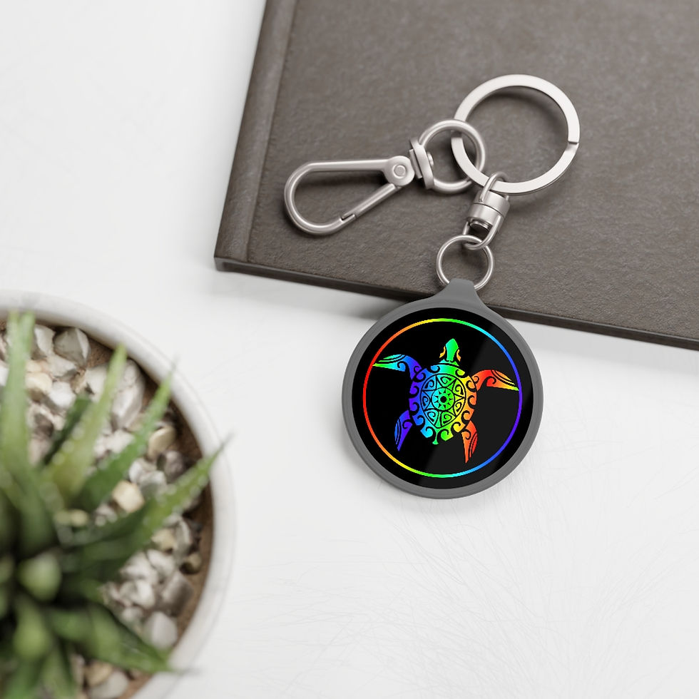 Thumbnail: Rainbow Turtle Keyring