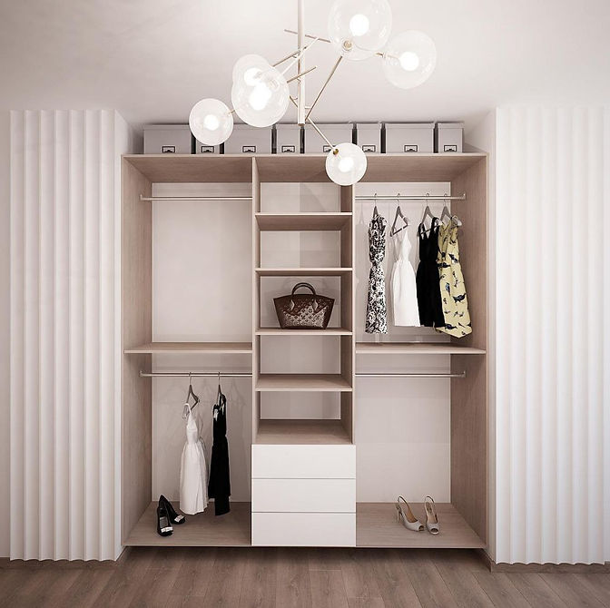 Reach-in closet by MOVA Closets