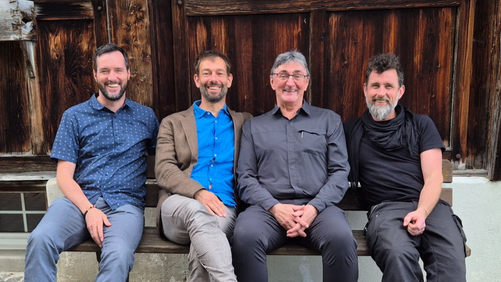 Väter&Söhne-Team 2026: Bruno Manser, Michael ten Hoevel, Georg Rothwangl, Jenoe Blöchlinger.