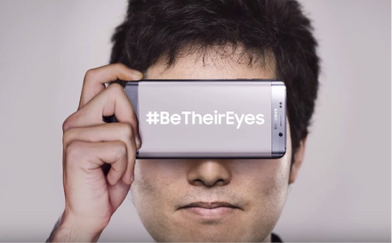 Samsung se convierte en los ojos de los ciegos de Hong Kong