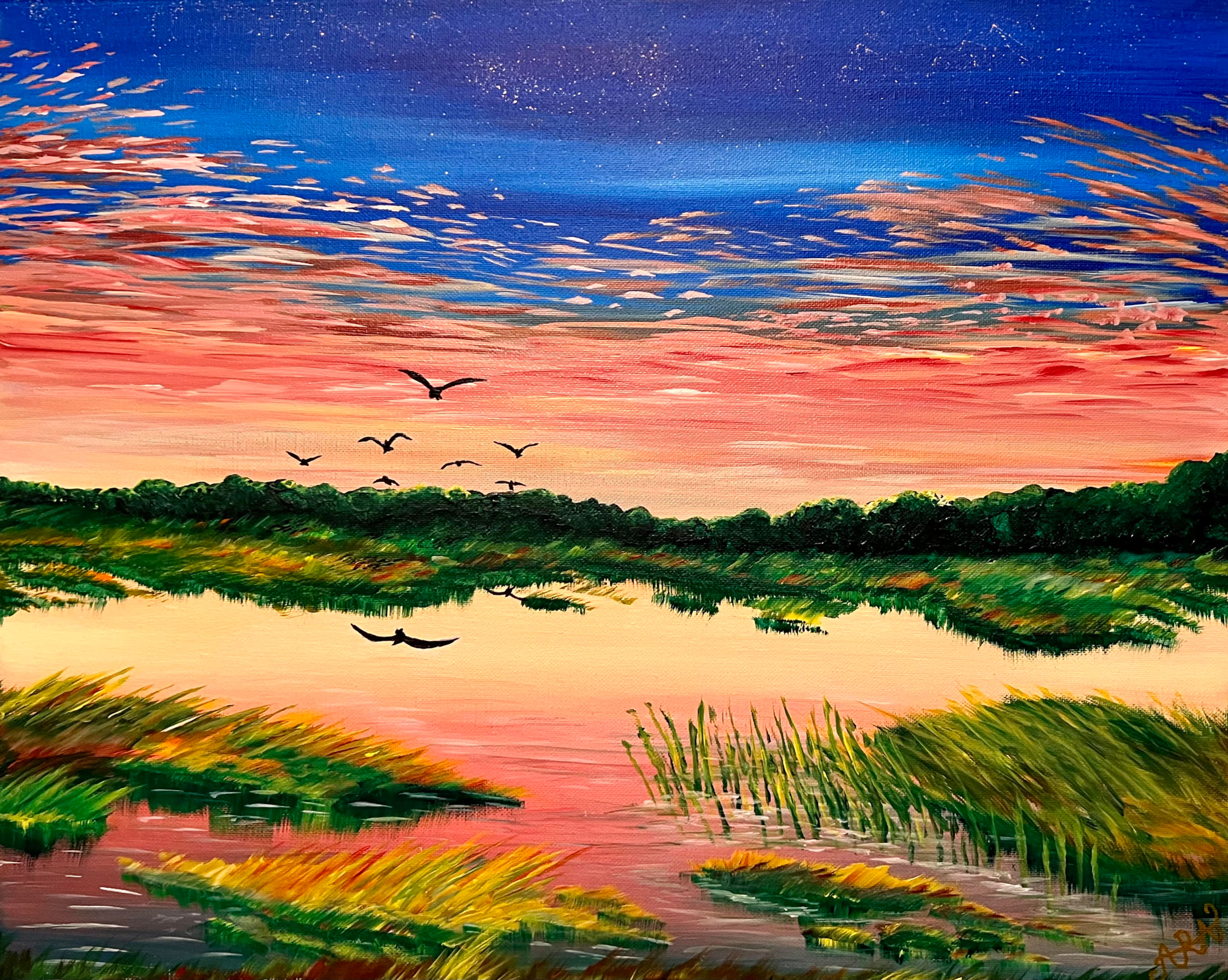 "Flying Over Cape Cod" 16' x 20' CANVAS PRINT