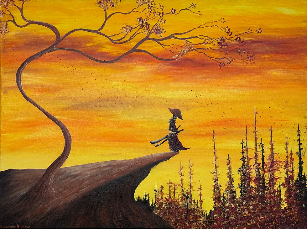 "On the Edge" 18" x 24" ORIGINAL PAINTING