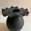Thumbnail: Black Sculptural Vase Top View