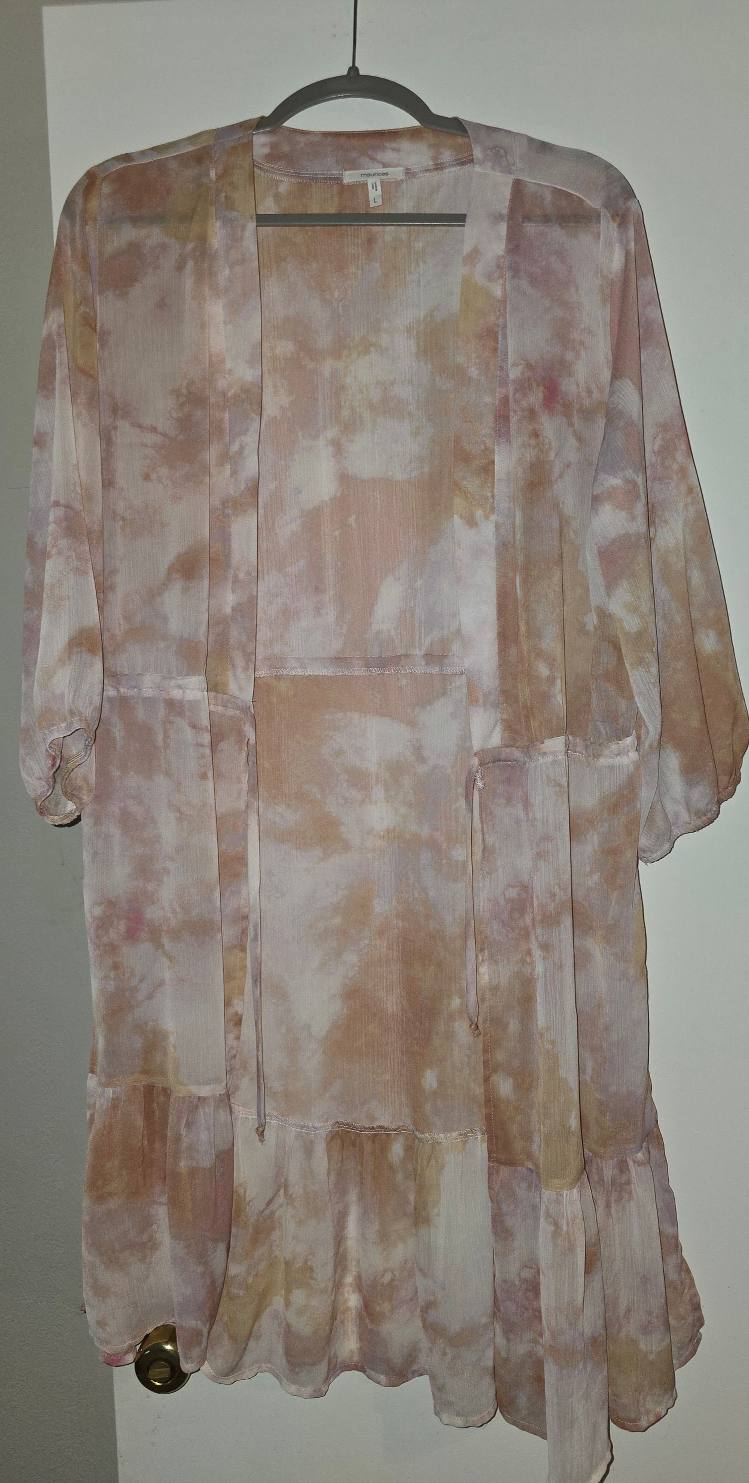 Maurice's Pink Long Cover Size Large