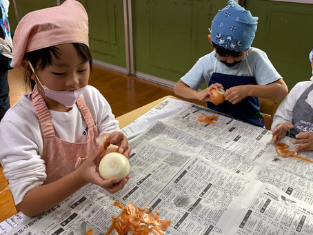 防災食(カレー)づくり