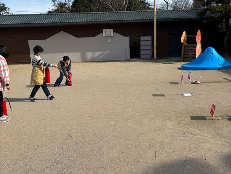 地域連携の火災避難訓練