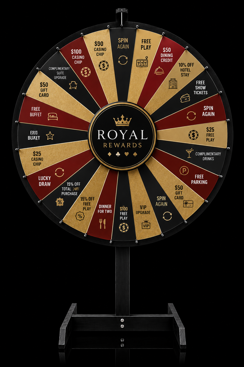 48 inch cling style prize wheel