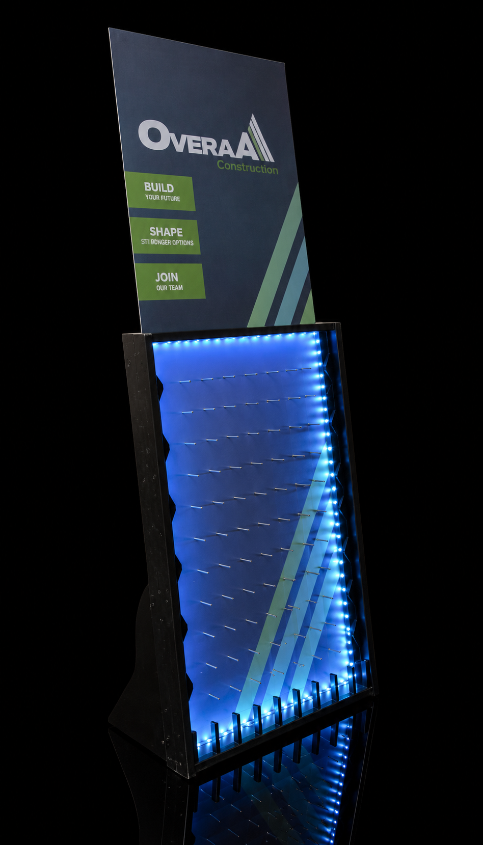 46 inch changeable face prize drop panel view