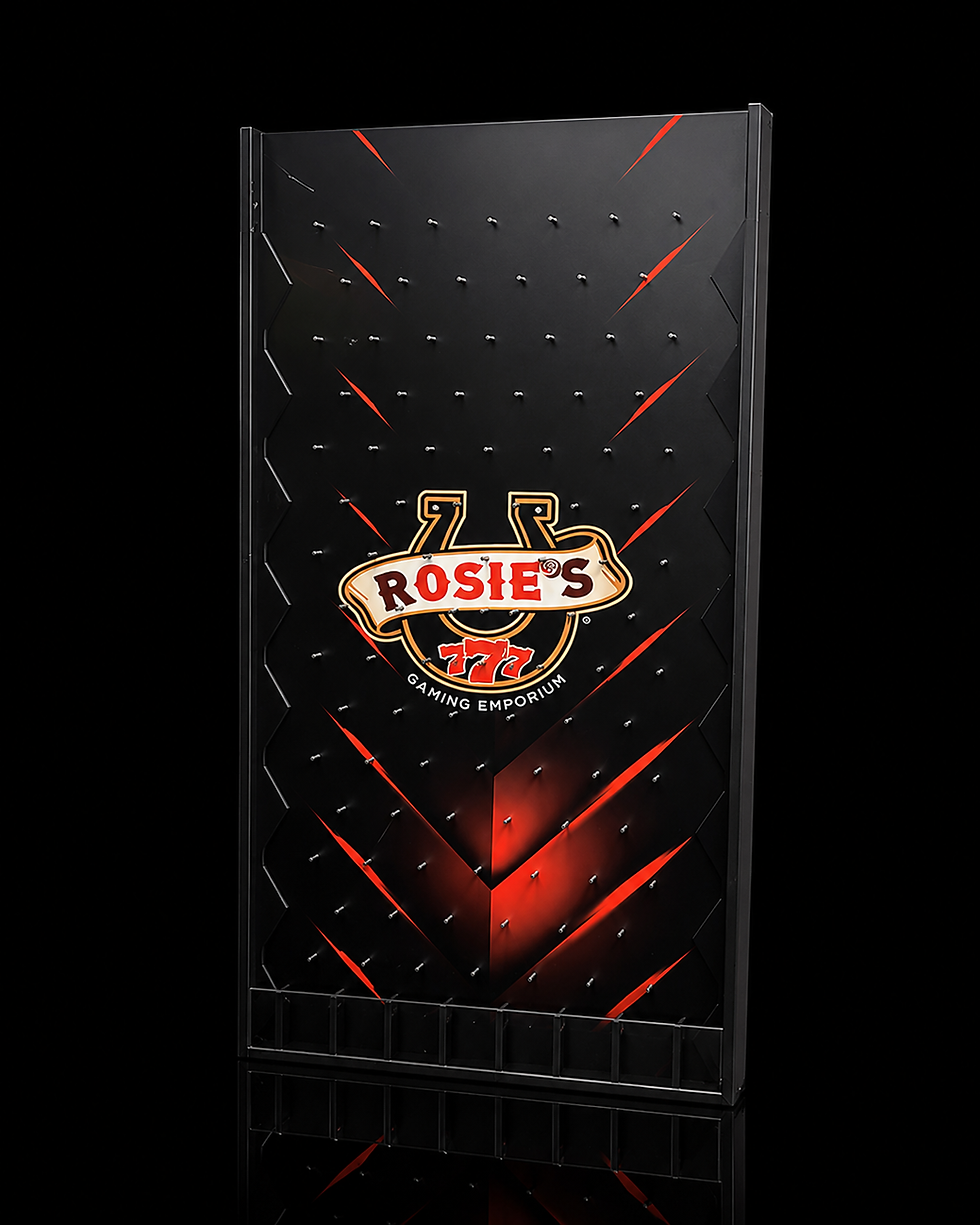 72 inch Custom Printed Prize Drop Front