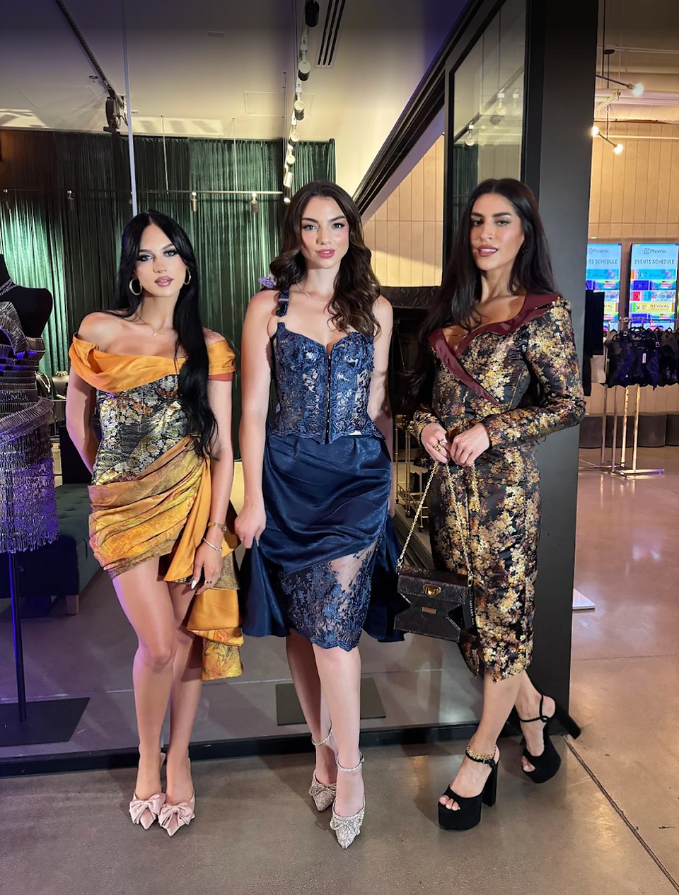 Fashion Influencers Jessie Davis, Ashley Sierra and Carrie Seller