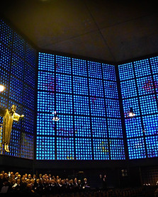 Church Interior at Night