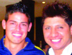 James Rodriguez Y Alberto De Herrera En Show De Magia Empresarial