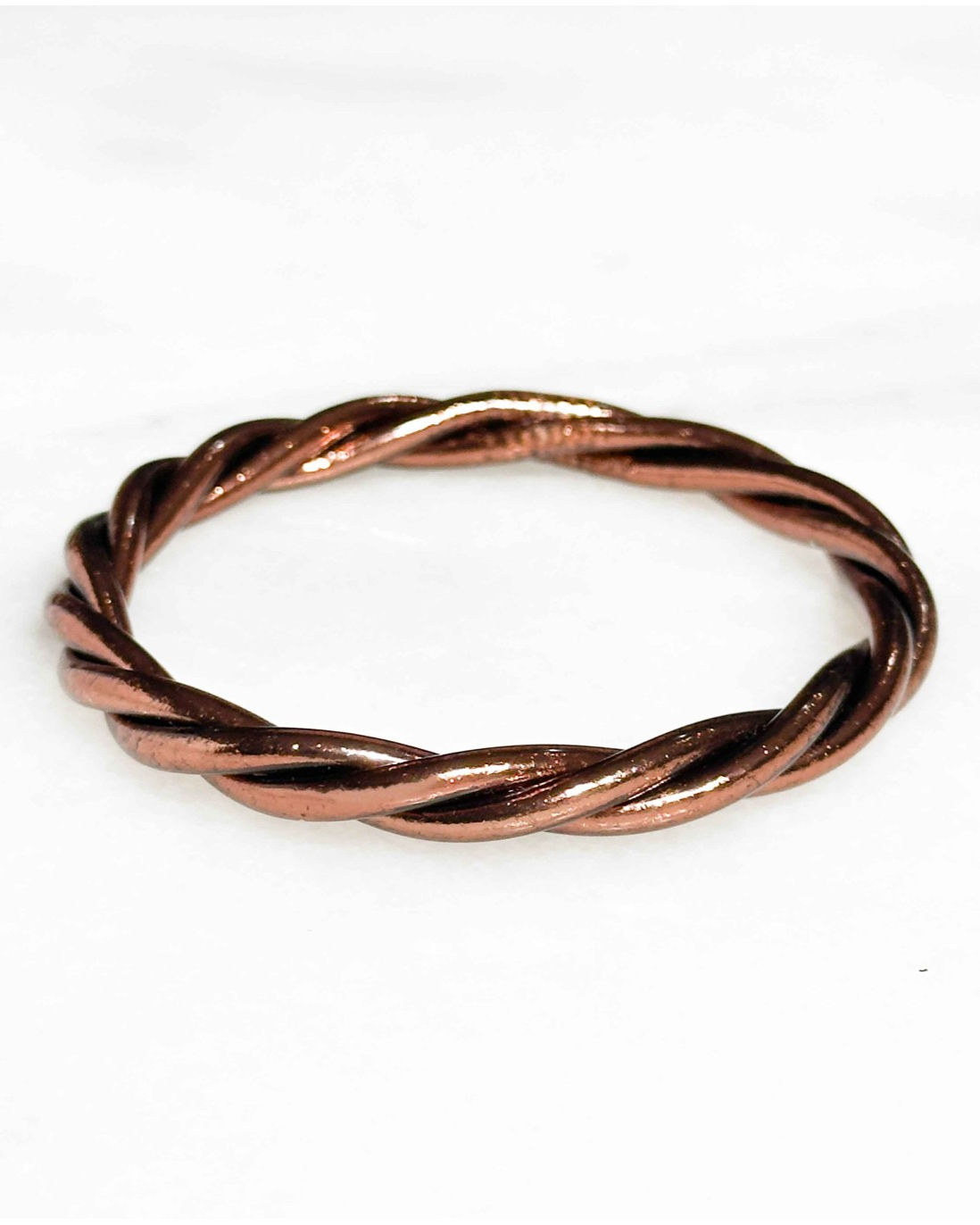 Bracelet bouddhiste véritable torsadé choco PALOMA BIJOUX