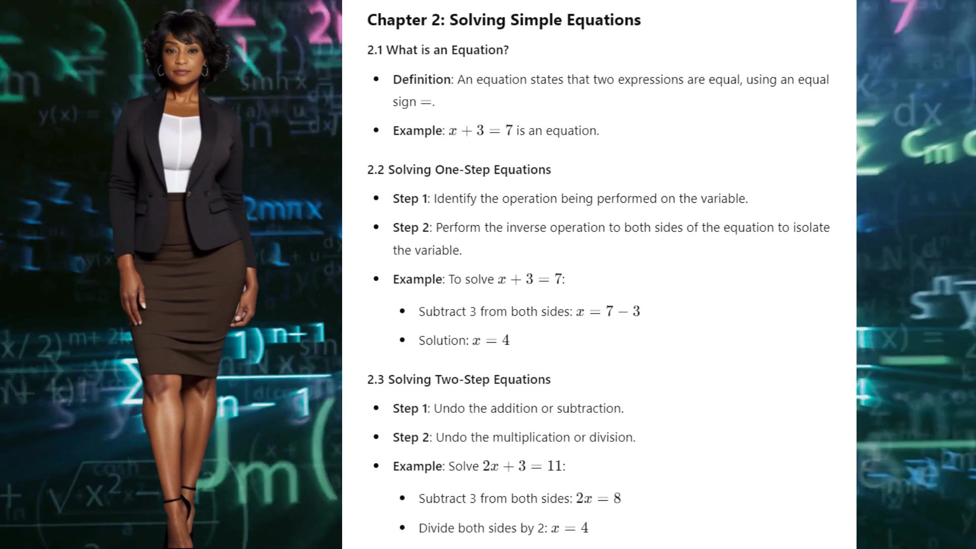 Introduction to Algebra: Basic Algebra
