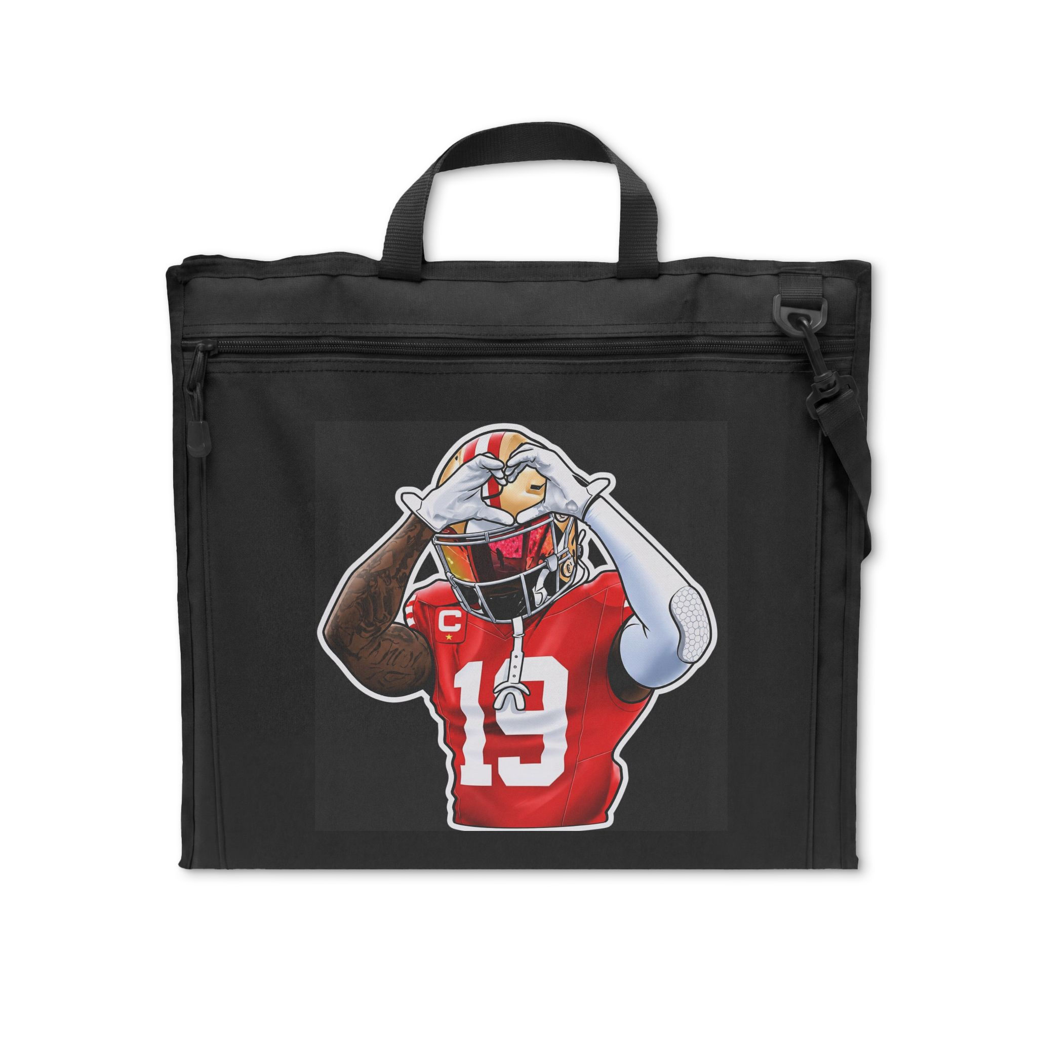 T.G. A.I.M. Football Stadium Seat Cushion with Team Fan Artwork