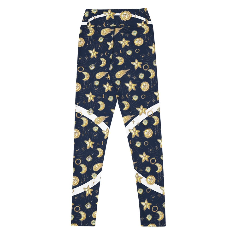 Thumbnail: Celestial Summer Yoga Leggings