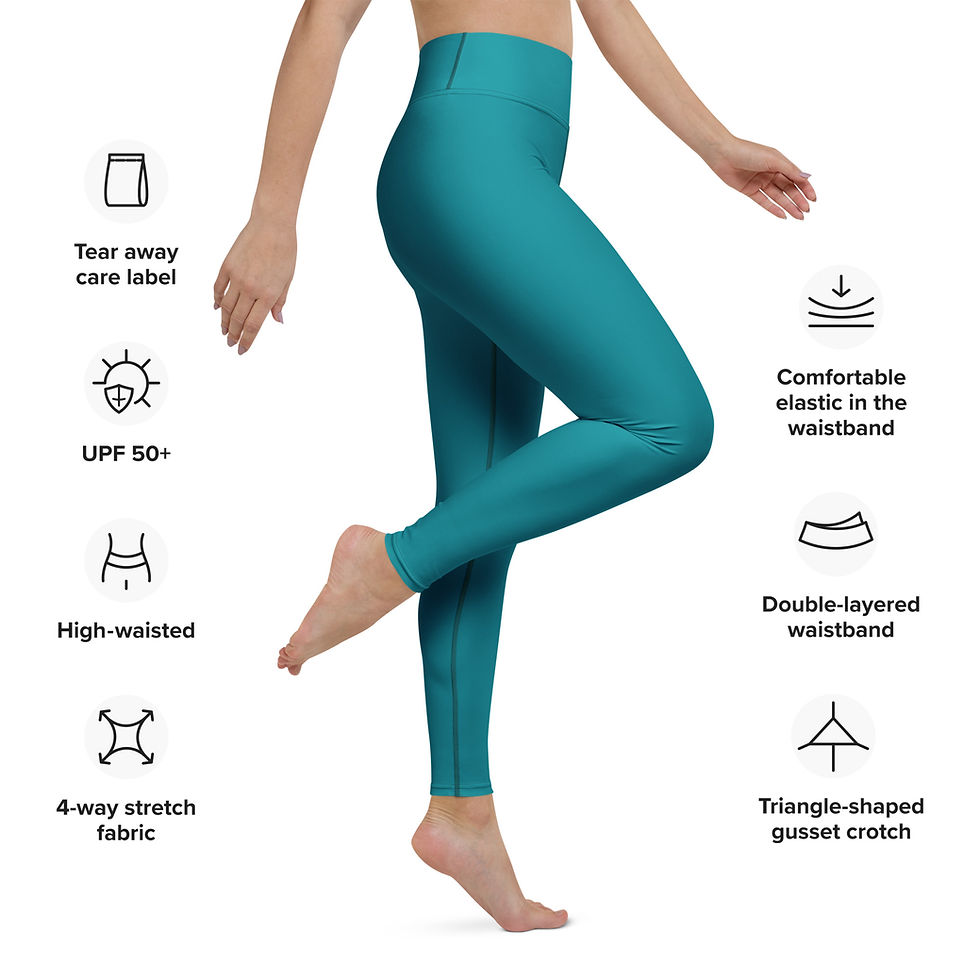 Thumbnail: Firefly Neutral Green (High-Waisted) Yoga Leggings