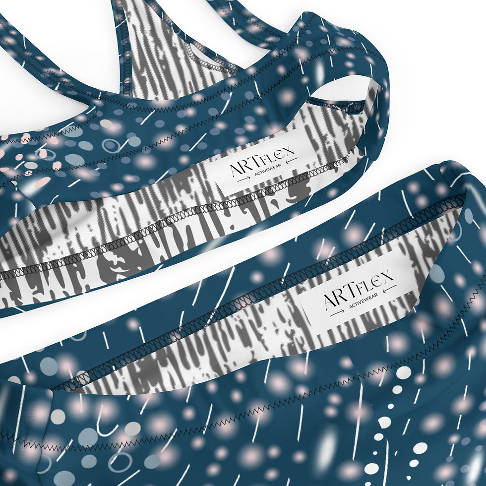 Thumbnail: ARTflex activewear - Whale shark print high waisted bikini set