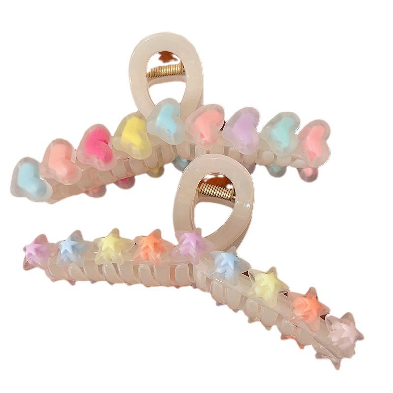 Thumbnail: Love Star Hair Clip - Fashionable Simple Accessory