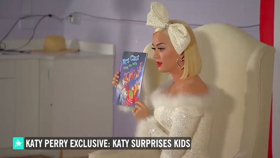 Katy Perry reads my book!